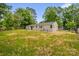 Expansive backyard view showcasing lush greenery, bordered by mature trees and a well-maintained lawn at 105 N Baldwin Ave, Kannapolis, NC 28083