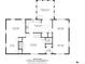 Detailed floor plan showcasing the layout of the first floor, including the living room, kitchen, and dining area at 1287 Queensgate St, Gastonia, NC 28054
