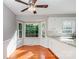 Bright kitchen featuring granite countertops, white cabinets, and a bay window breakfast nook at 1340 Piccadilly Dr, Charlotte, NC 28211