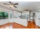 Well-lit kitchen with white cabinets, granite countertops, stainless steel appliances and island at 1340 Piccadilly Dr, Charlotte, NC 28211