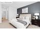 This neutral bedroom offers a comfortable bed, stylish decor, and a calming atmosphere at 1352 Secrest Commons Dr, Monroe, NC 28112