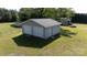 Aerial view of two-car garage featuring plenty of space for parking, storage, or workshop at 3842 Harmony Rd, Catawba, SC 29704