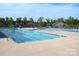 Spacious community pool with lap lanes, lounge chairs, and plenty of space for relaxation and recreation at 4171 Canopy Creek Dr, Denver, NC 28037