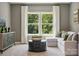 The well-appointed sitting area offers a peaceful retreat with serene views of the surrounding nature at 424 Balboa St, Matthews, NC 28104