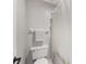 Neutral bathroom with toilet, shower-tub combo, and towel rack at 4360 Woodglen Ln, Charlotte, NC 28226