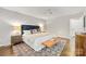 Comfortable bedroom with a king-sized bed and stylish furnishings at 4360 Woodglen Ln, Charlotte, NC 28226