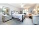 Charming bedroom featuring stylish furniture and plenty of natural light at 5128 Dunes Ct, Charlotte, NC 28226