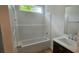 Bathroom featuring a shower/tub combo, modern vanity, and neutral color scheme at 532 Robinhood Rd # 27, Maiden, NC 28650