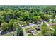 An aerial view of the community features a mix of houses and trees, offering potential buyers a glimpse of the neighborhood at 536 Hartness Rd, Statesville, NC 28677