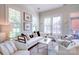 Bright and airy living room with large windows, plush seating, and stylish decor at 6231 Wakehurst Rd, Charlotte, NC 28226