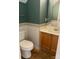 Bathroom featuring a vanity with a sink and a toilet at 7505 Conifer Cir, Indian Trail, NC 28079