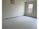 An empty bedroom featuring one window with natural light at 7505 Conifer Cir, Indian Trail, NC 28079