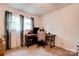 Comfortable bedroom with two large windows provides lots of natural light and ample space at 910 Surry Dr, Shelby, NC 28152