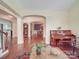 Open living space with grand staircase and pristine hardwood floors at 914 Olive Mill Ln, Matthews, NC 28104