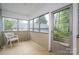 Enclosed porch for relaxing and looking at nature at 1059 16Th Nw Ave, Hickory, NC 28601