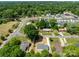 Aerial view of the home with mature trees, neighborhood surroundings and the surrounding area at 1306 Klondale Ave, Kannapolis, NC 28081