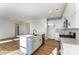 Open kitchen with a center island, stainless steel dishwasher, and a gas range at 1436 Ardmore Dr # 342, Sherrills Ford, NC 28673