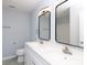 Modern bathroom features double sinks, stylish mirrors, and contemporary fixtures at 1455 Fieldcrest Cir, Rock Hill, SC 29732