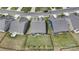 Aerial shot showing the home's backyard, and surrounding neighborhood at 167 White Apple Way, Statesville, NC 28625