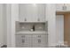 Gray butler's pantry with countertops and cabinetry at 2309 Bulwarks Ct # 4P, Albemarle, NC 28001