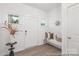 Welcoming entryway with bench, storage, and natural light at 2309 Bulwarks Ct # 4P, Albemarle, NC 28001