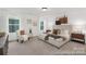 Serene main bedroom showcasing a large bed, stylish decor, and abundant natural light at 2309 Bulwarks Ct # 4P, Albemarle, NC 28001