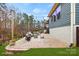 Spacious backyard patio with a hot tub, comfortable seating, and manicured grass at 2322 Morrison Rd, York, SC 29745