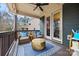Charming patio with comfortable seating, stylish coffee table, and easy access to the home at 2322 Morrison Rd, York, SC 29745