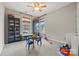 Spacious playroom with carpeted floors, built-in shelving, and plenty of room for activities at 2322 Morrison Rd, York, SC 29745