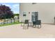 Cozy backyard patio includes comfortable seating and a modern fire pit for relaxing outdoors at 2739 Golden Rose Ln, Charlotte, NC 28216