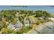 Aerial shot showcasing the waterfront homes and lush greenery of the lakeside community at 356 Yacht Rd, Mooresville, NC 28117