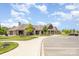 A spacious clubhouse with ample parking and manicured landscaping creating an inviting community atmosphere at 3618 Marchers Trace Dr, Mint Hill, NC 28227