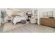 Cozy main bedroom with a fireplace, light wood flooring, and neutral decor at 3619 Bankston Pl, Charlotte, NC 28215