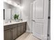 Bright bathroom featuring a double vanity, and a tiled floor at 4008 Pinot Way, Fort Mill, SC 29707