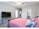 Bedroom featuring carpet floors, a TV, and closet space at 4008 Pinot Way, Fort Mill, SC 29707