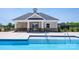 Community pool features steps for easy access and nearby clubhouse at 4206 Steel Way, Sherrills Ford, NC 28673