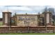 Stone entrance sign to the Blackstone Bay community, featuring a water feature at 4208 Steel Way, Sherrills Ford, NC 28673