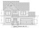 Two-story home featuring cultured stone accents, siding, and traditional window design at 5733 Selkirk Dr, Hickory, NC 28601