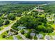 Aerial view of the property showing the neighborhood location at 605 Summey Farm Dr, Dallas, NC 28034