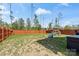Spacious backyard with a wooden fence and playground at 980 Bunker Trce, Rock Hill, SC 29730
