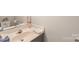 Bathroom featuring sink, faucet, vanity, and a clean modern style at 101 Canopy Ct, Mooresville, NC 28115