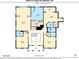 A 2nd story floor plan including bedrooms, bathrooms and a balcony at 10836 Fox Hedge Rd, Matthews, NC 28105