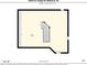 A layout of the 3rd floor with a loft and staircase at 10836 Fox Hedge Rd, Matthews, NC 28105