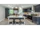 Stylish kitchen with stainless steel appliances and a spacious island with seating at 1090 Bowser St, Rock Hill, SC 29730