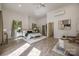Bright and airy primary suite with white walls, tile floors, and ensuite bathroom at 1090 Bowser St, Rock Hill, SC 29730