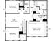Second floor layout featuring bedrooms, bathrooms, a loft, and closet space at 110 Canary Ln # 3, Mooresville, NC 28115