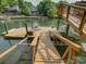 Beautiful dock area with boat slip, lake access and waterfront views for lake living at 1114 Palmyra Dr, Tega Cay, SC 29708