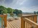 Dock with chairs on sunny day, a perfect place to relax and enjoy the weather at 1114 Palmyra Dr, Tega Cay, SC 29708