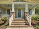 Inviting front porch with brick steps and white railing at 1222 Kings Bottom Dr, Fort Mill, SC 29715