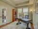 Bright home office with built-in shelving and ample workspace at 1222 Kings Bottom Dr, Fort Mill, SC 29715